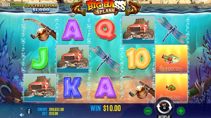 Image: Erlebe den großen Bass-Absturz im Big Bass Splash Slot Spiel von Pragmatic Play
